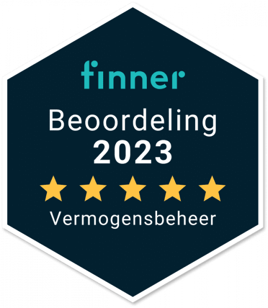 5 sterren Finner voor BrightPensioen logo